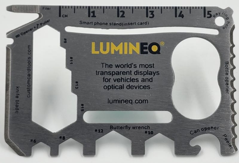 Custom Branded Business Card Multi Tool (Model 2) - Custom Card Tools