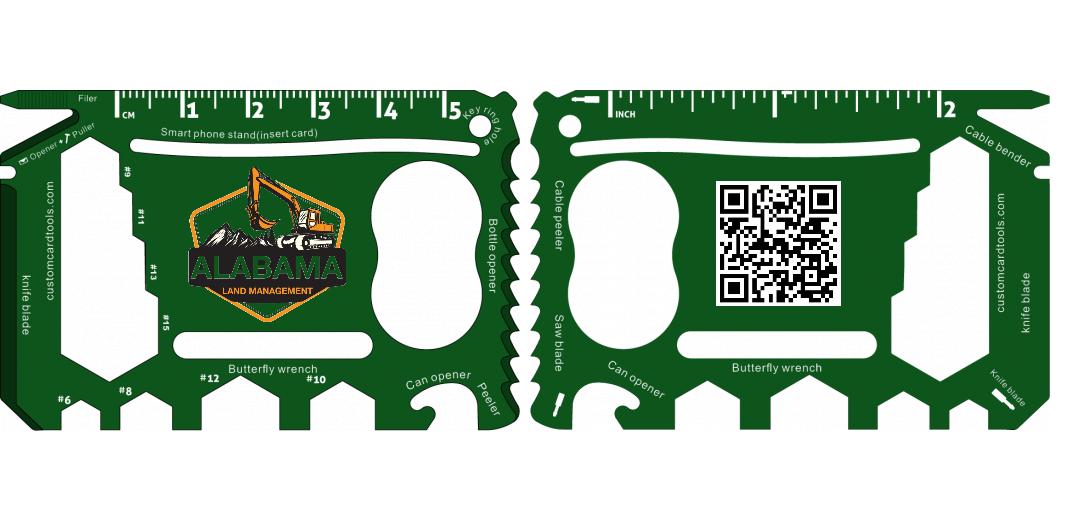 Custom Branded Business Card Multi Tool (Model 2) - Custom Card Tools