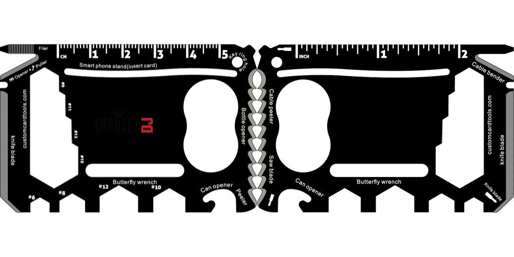Custom Branded Business Card Multi Tool (Model 2) - Custom Card Tools
