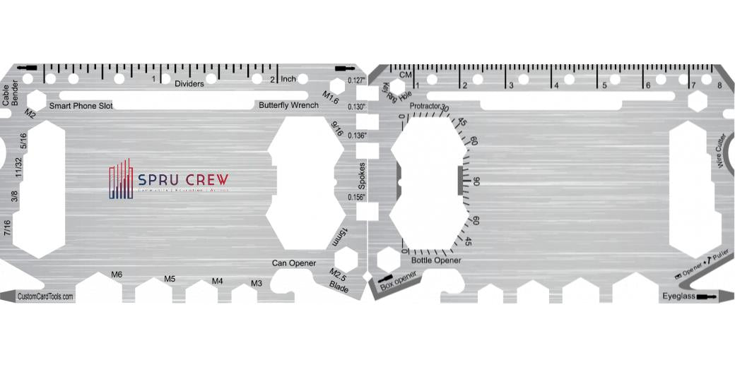 Fully Custom Multi Tool Card (Model 1) - Custom Card Tools