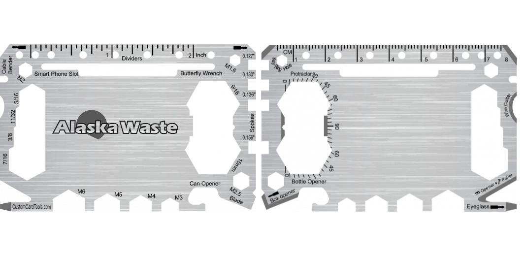 Fully Custom Multi Tool Card (Model 1) - Custom Card Tools