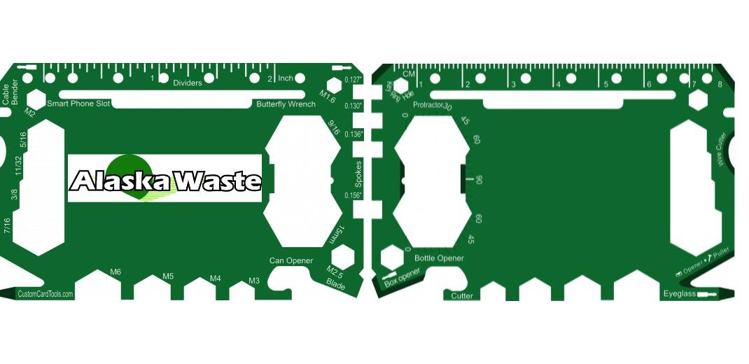 Fully Custom Multi Tool Card (Model 1) - Custom Card Tools