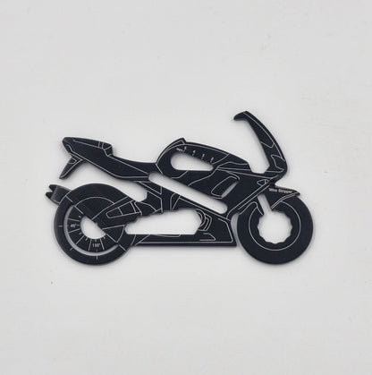 Motorcycle Shaped Multi Tool Custom Branded - Custom Card Tools