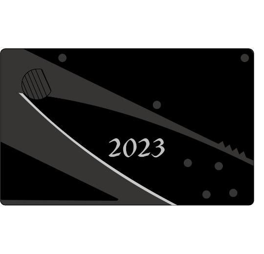 Personalized Card-Sized Folding Knife - Laser Etched - Custom Card Tools