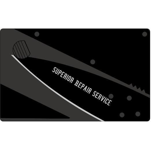 Personalized Credit Card Knife - Laser Etched - Custom Card Tools