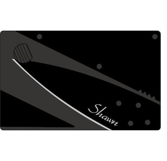 Personalized Credit Card Knife - Laser Etched - Custom Card Tools